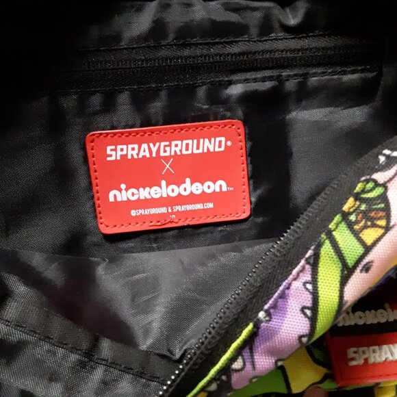Nickelodeon x Sprayground Fanny Pack Crossbody Sling Bag RARE Official Rugrats - Picture 10 of 16